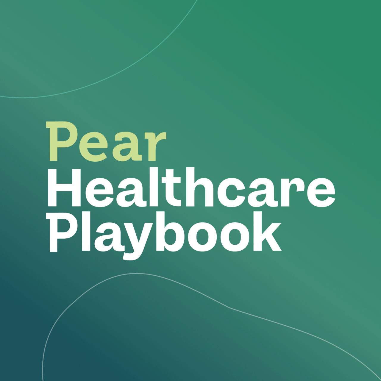Artwork for Pear Healthcare Playbook