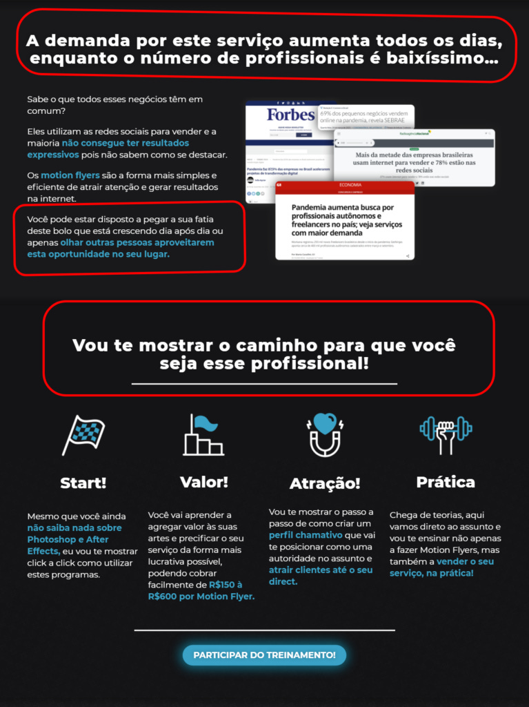 Eu vou digitar o seu texto