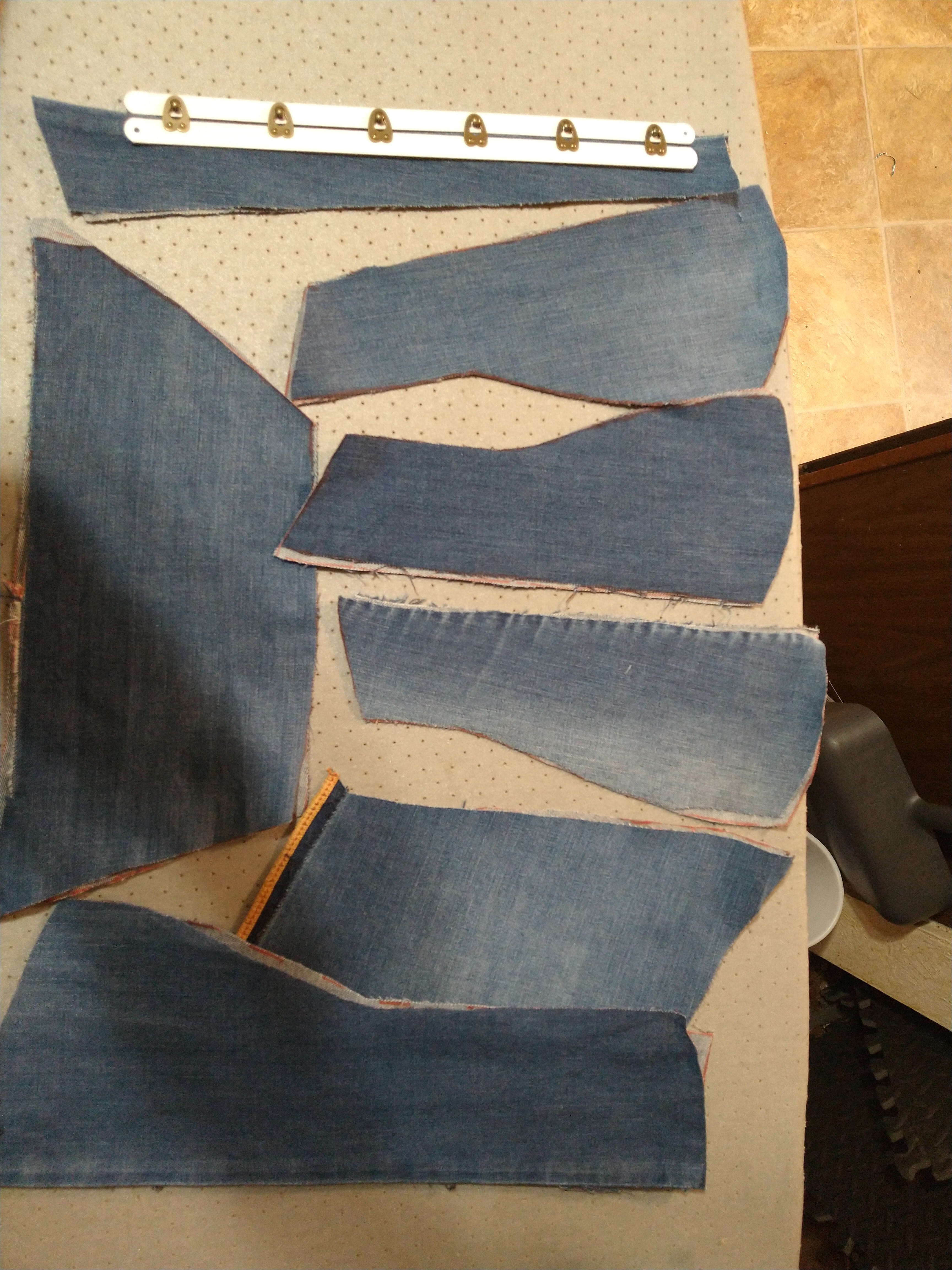 Project Cece  Upcycled Denim Bodice Corset