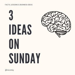 Artwork for 3 Ideas on Sunday
