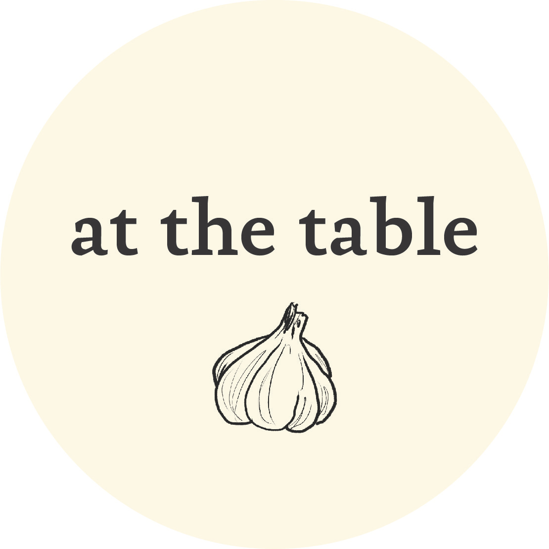 at the table
