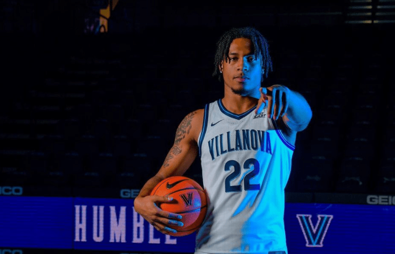 Villanova University Basketball #22 Cam Whitmore Jersey