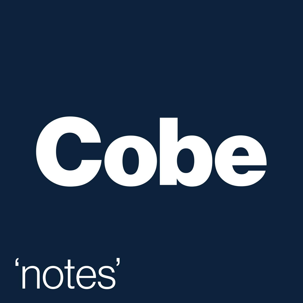 Cobe Notes