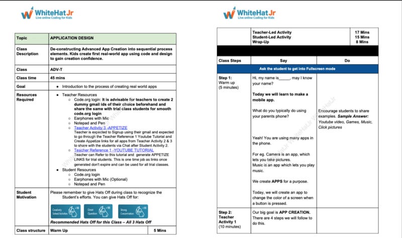 white hat jr pdf for demo class