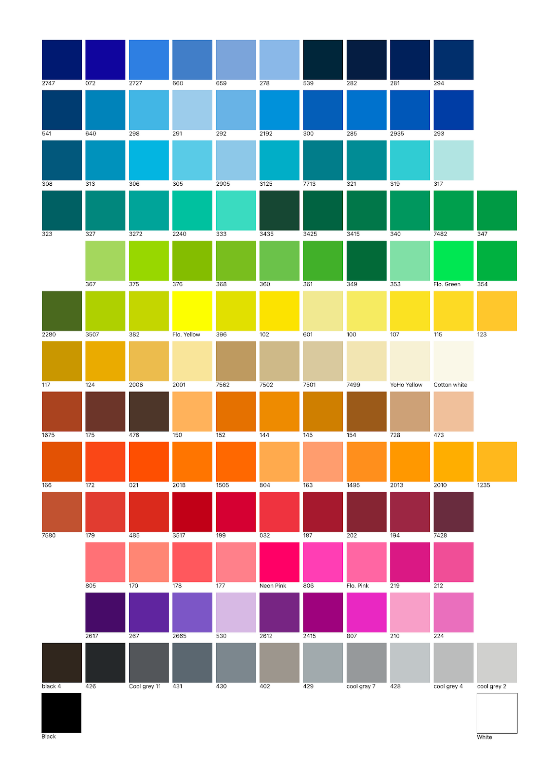 Data-mining 40,000 Work Orders For Popular Pantone Colors.