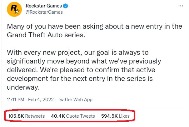 quotes - Did Rockstar Games post this tweet about EA games