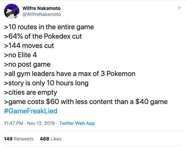 Cutting the Pokédex in Pokémon Sword & Shield Is A Good Thing