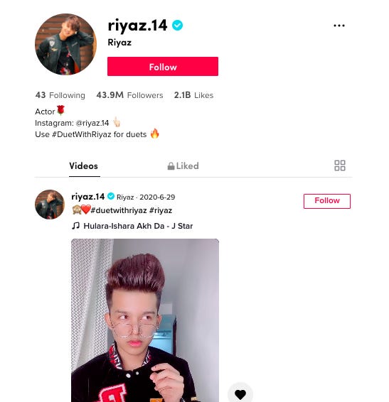 Top 4 tik tok stars in India 2020, riyaz aly, awez darbar, arishfa khan, nisha guragain