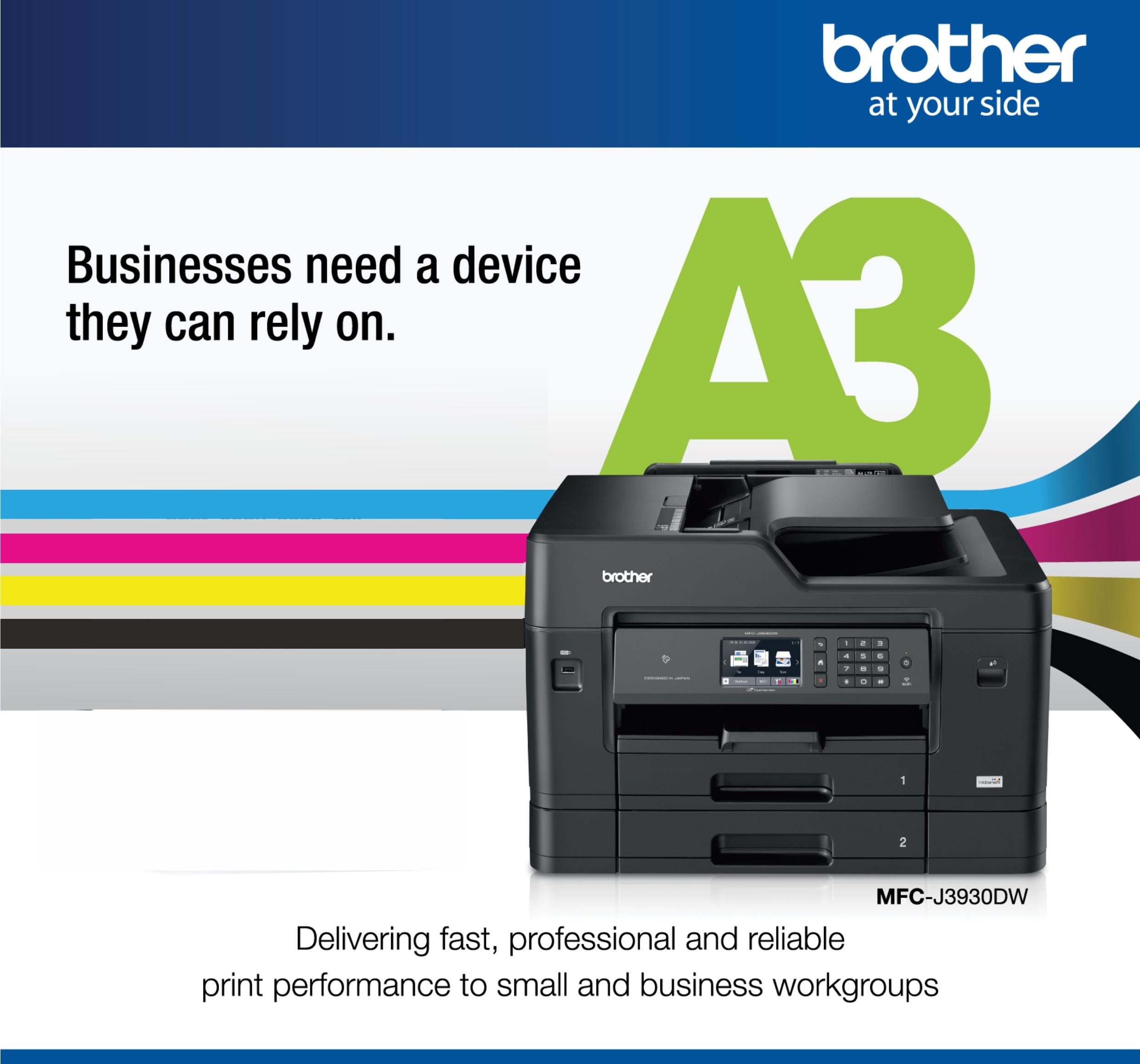 sommer Flagermus melodramatiske INTRODUCING BROTHER ALL-IN-ONE A3 INKJET PRINTERS BUILT FOR BUSINESS