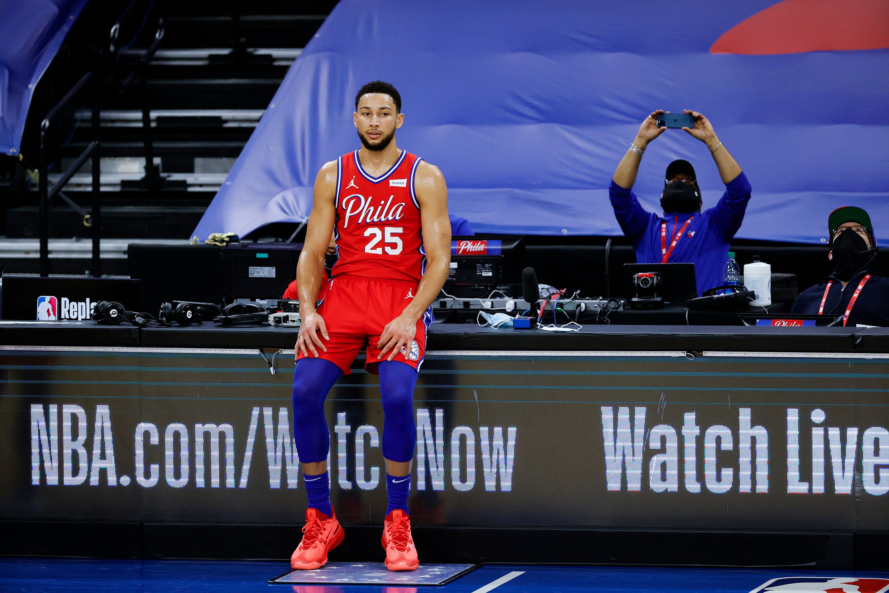 Ben Simmons, Allen Iverson Tease new Sixers Uniforms - Sports