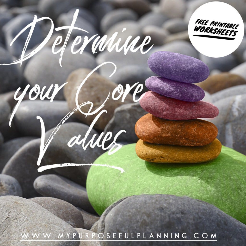 Determine Your Core Values (with Free Printable!) determine-your-core-values-with-free-printable