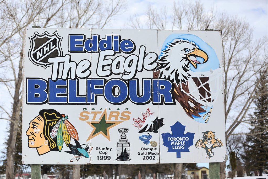 Eddie The Eagle - NHL History with Ty Di Lello