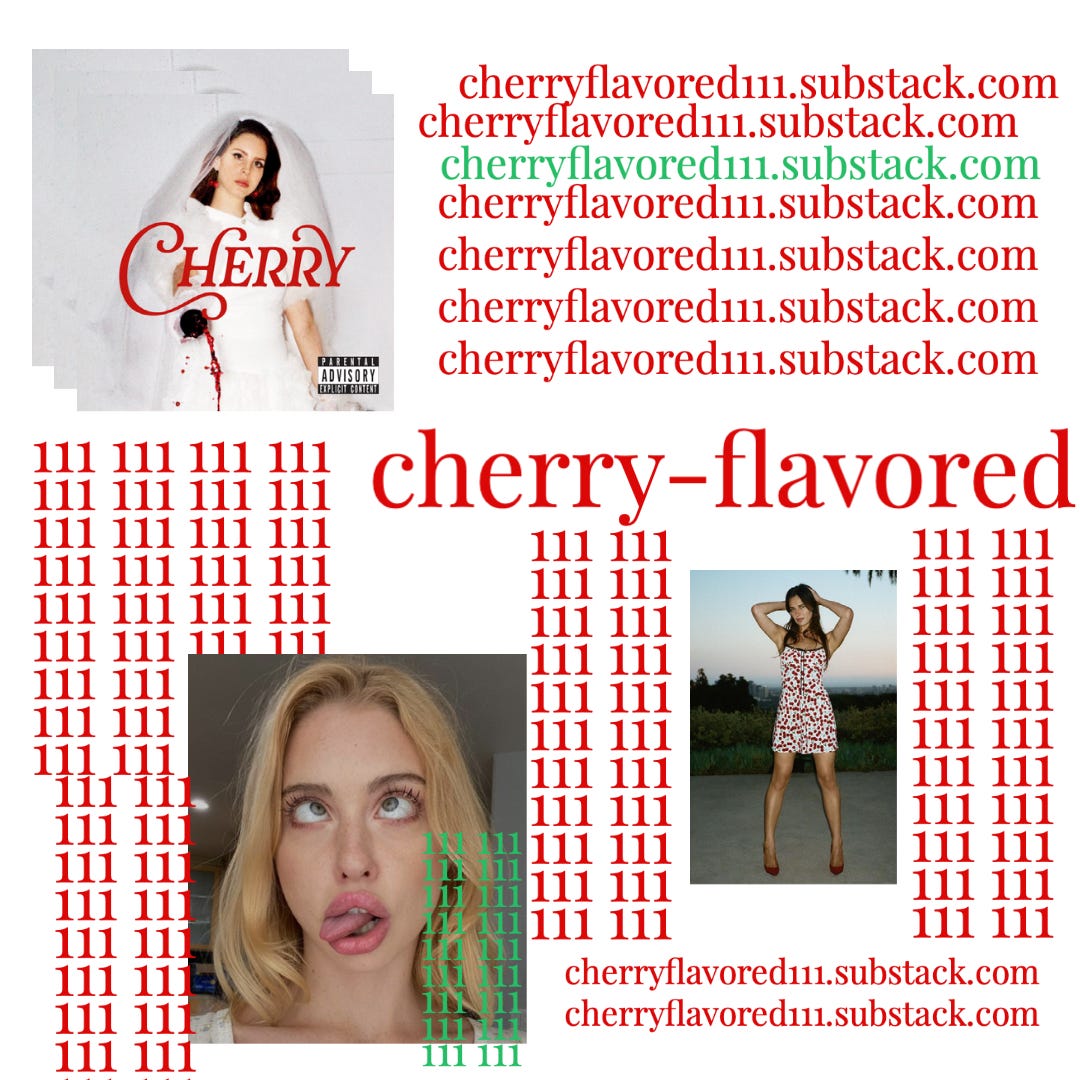 Artwork for cherry-flavored