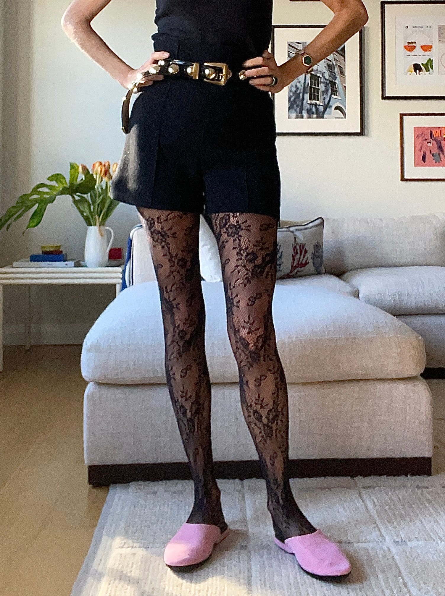 Calzedonia Floral Lace Tights