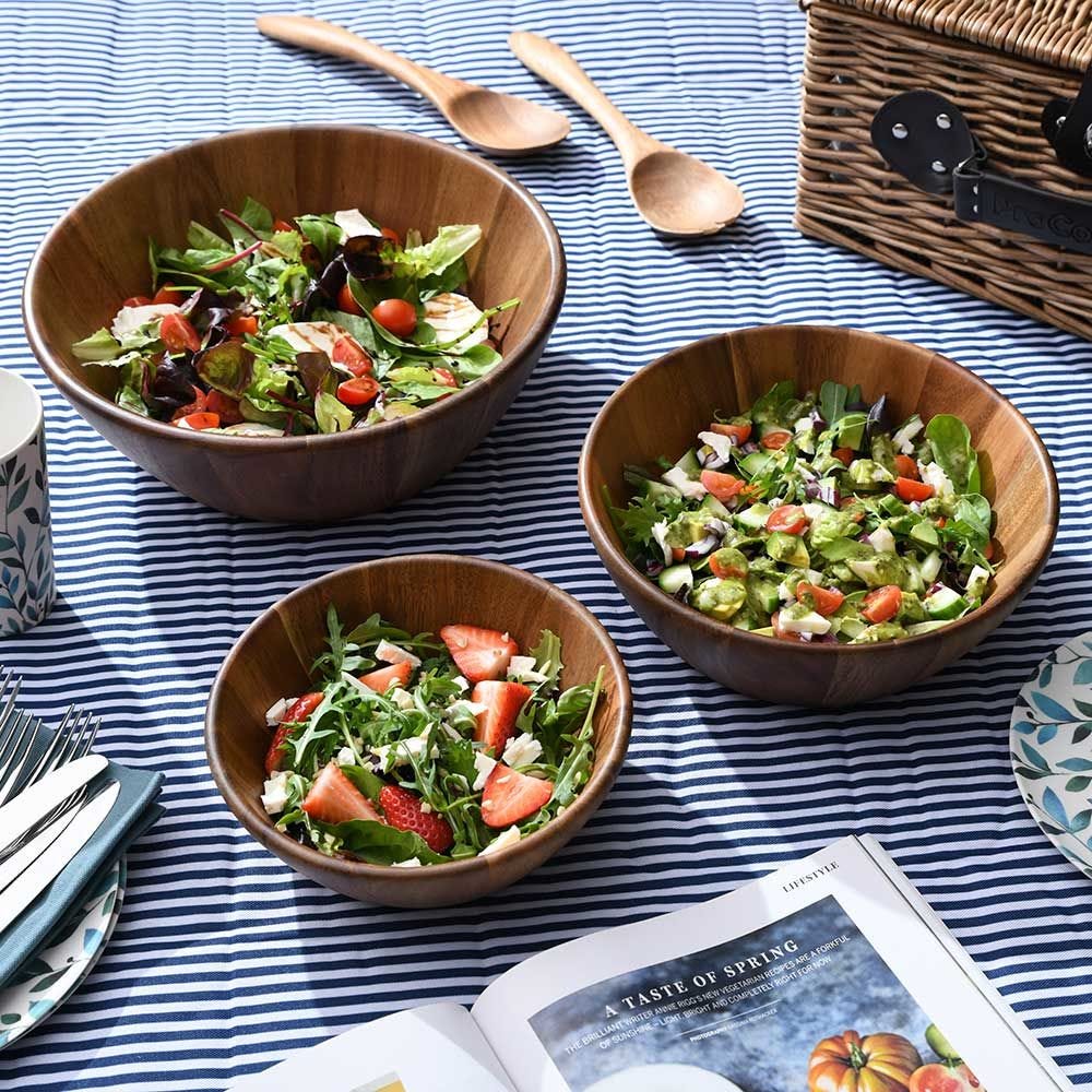 Open Kitchen by Williams Sonoma Wood Salad Bowls