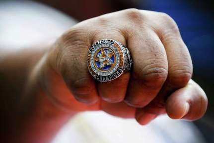 ASTROS FLASHBACK⚾Hoard Of The Rings: Houston Astros Fans' Love Affair With  Replica 2017 World Series Bling