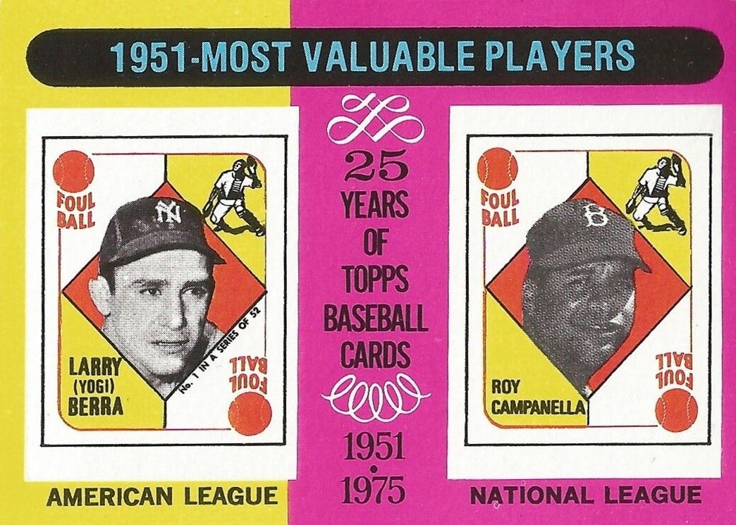 WHEN TOPPS HAD (BASE)BALLS!: ROOKIE OF THE YEAR- 1970 SUB-SET