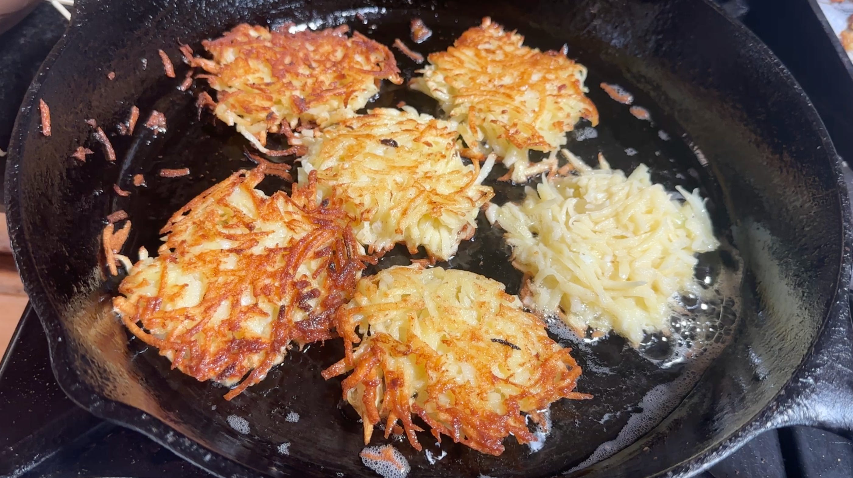 A New Twist On A Latke: Potato and Zucchini Pancakes and Homemade