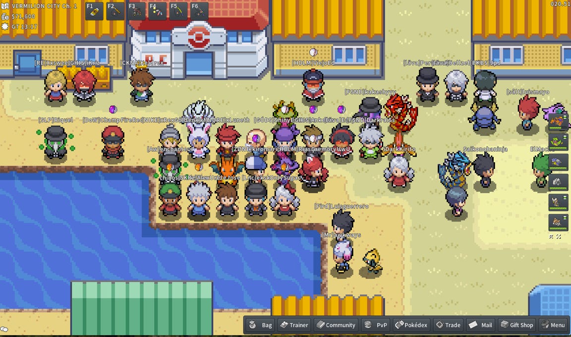 PokeMMO' fan project turns 'Pokemon Fire Red' into an MMORPG