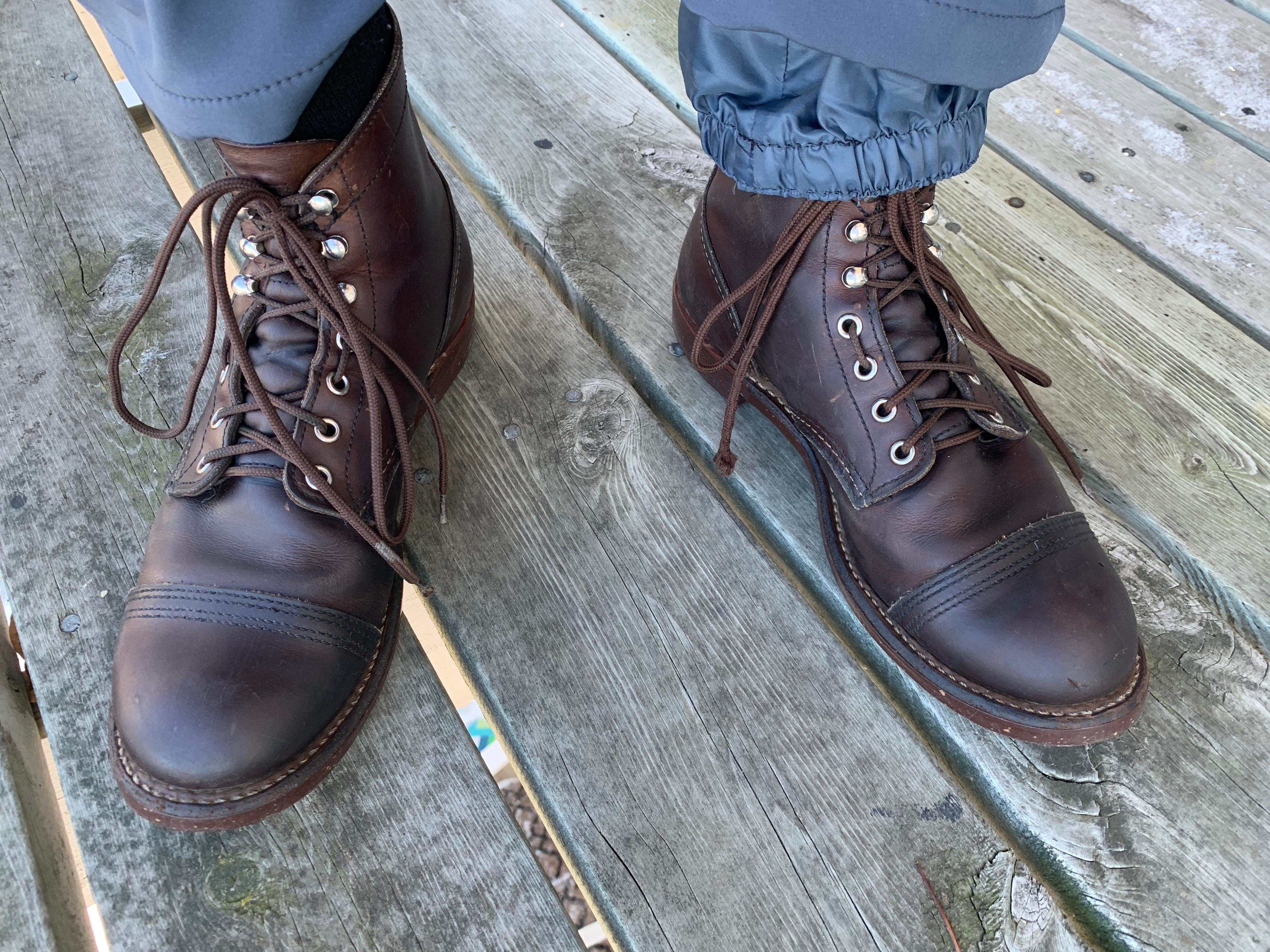 bejdsemiddel fjer at ringe Six-year-old Red Wing Iron Ranger Boot Review