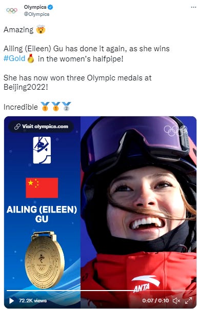 Eileen Gu Is a Teenager, Not Your Geopolitical Pawn