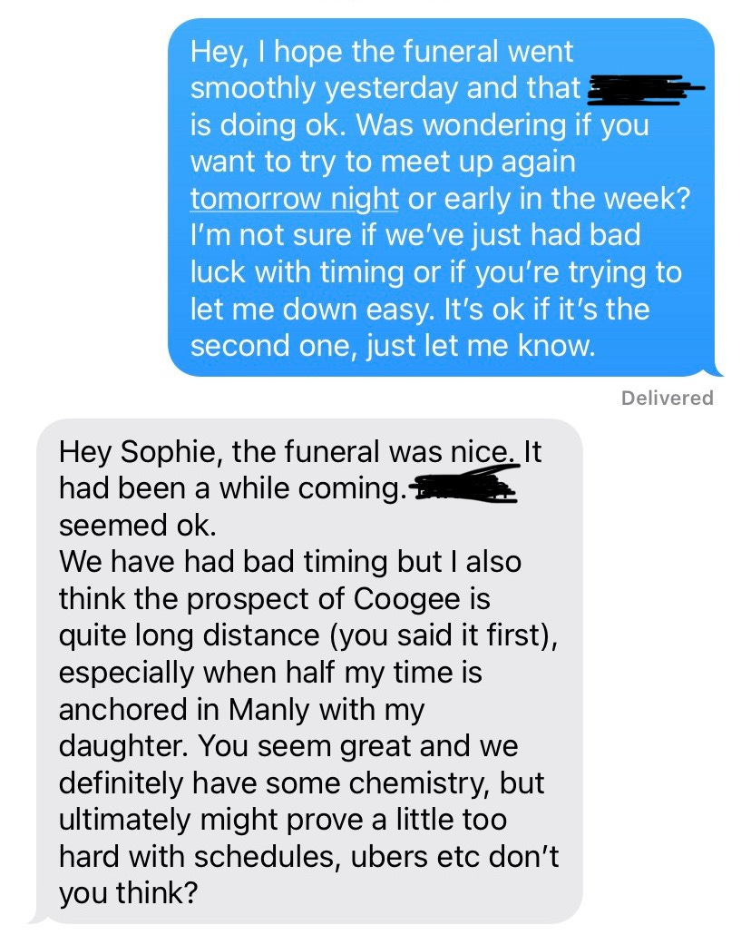 We're dating, we're thriving, we're mostly surviving