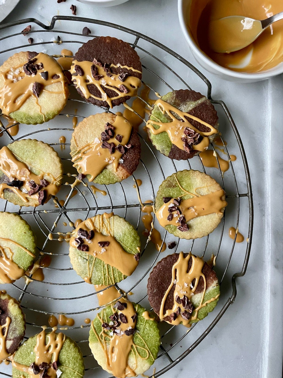 Citrus, Earl Grey, and Caramelized White Chocolate Sugar Cookies