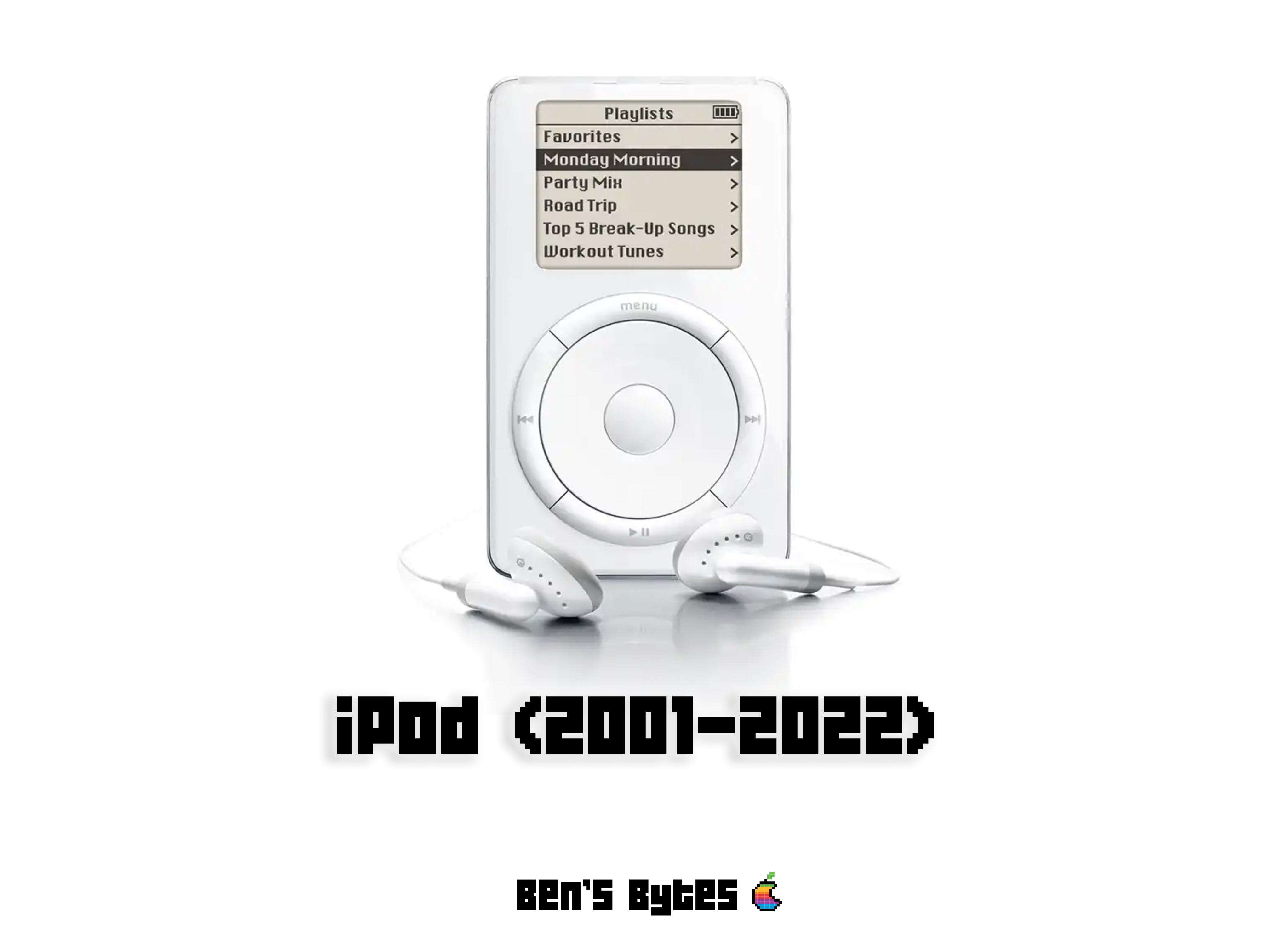 Apple iPod Nano, sixth generation, in its box, on white background