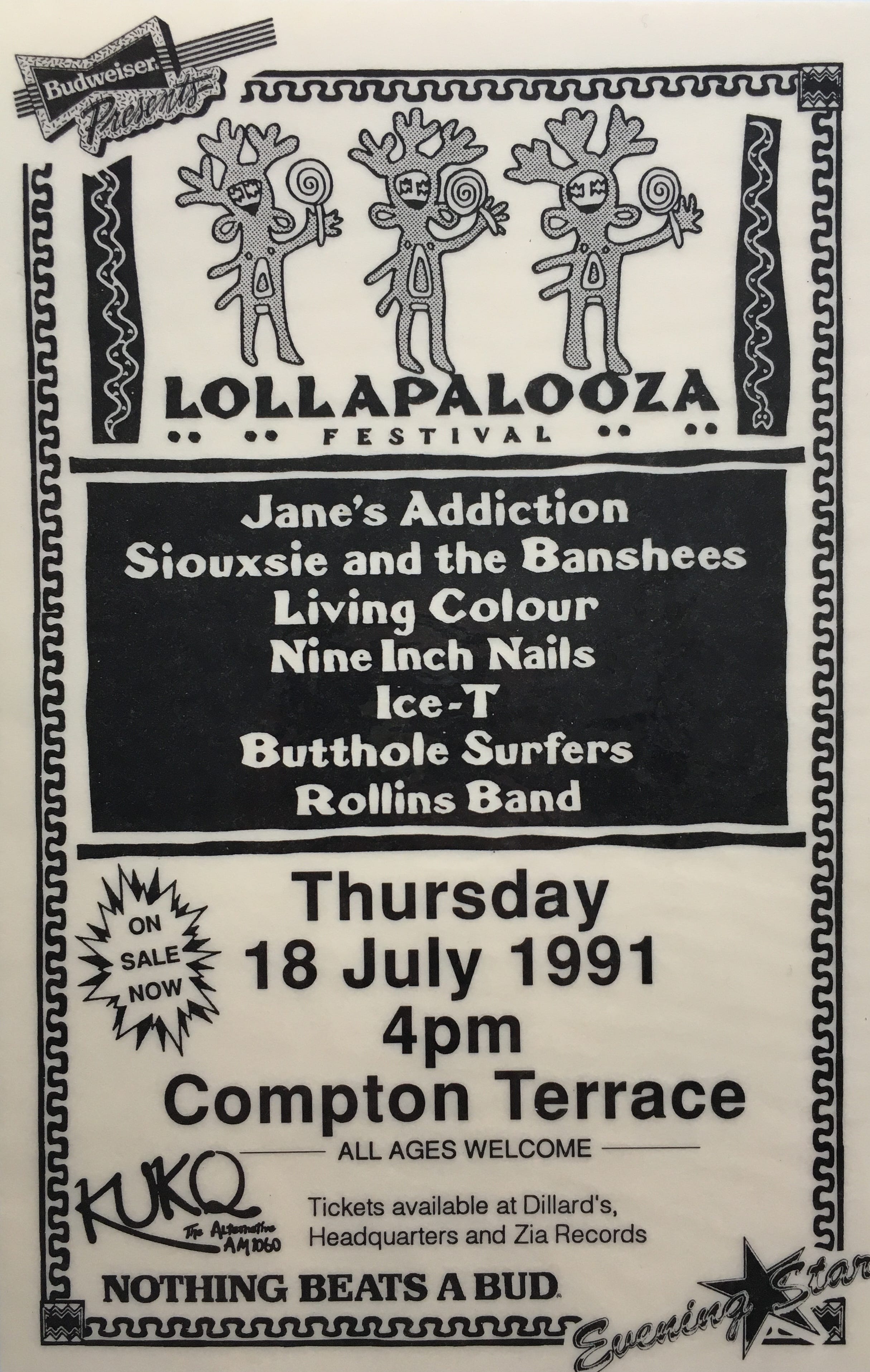 Lollapalooza: The First Show of the First Tour, what means lollapalooza 