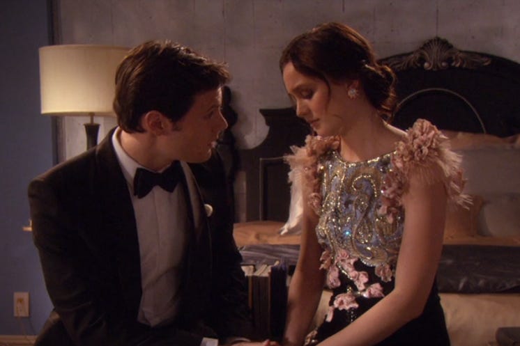 Gossip Girl: Season 3 Episode 17 Blair's metallic dress