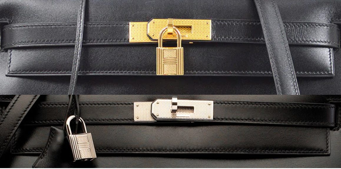 Hermes Kelly Cut Box Bag in Black with Palladium Guilloche