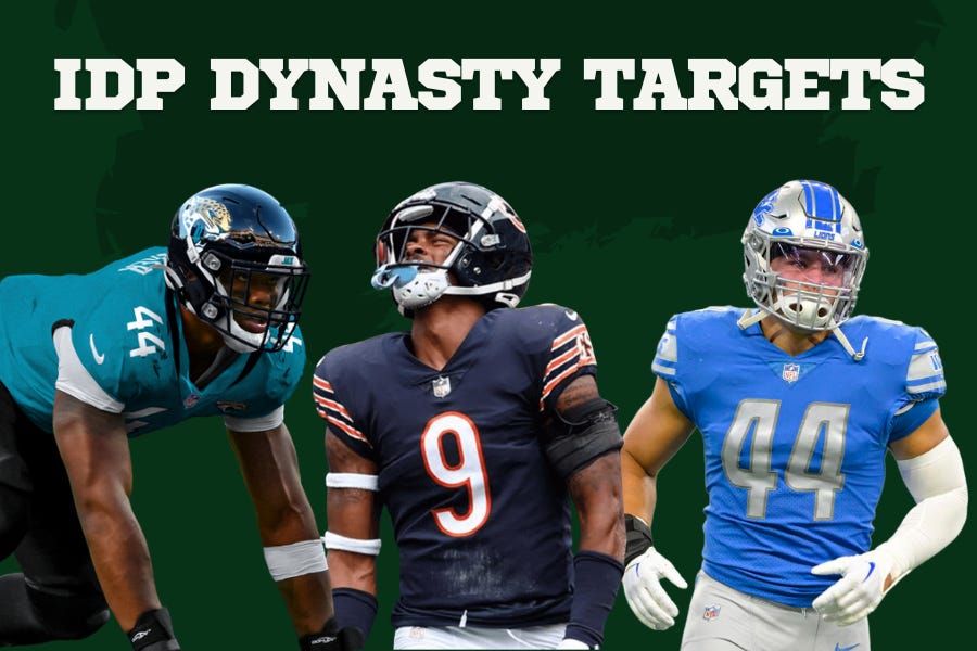 IDP Dynasty Targets for 2023 - by IDP Bob - The IDP Show
