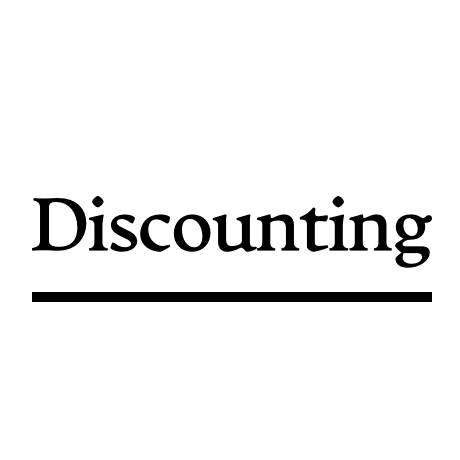 Discounting 