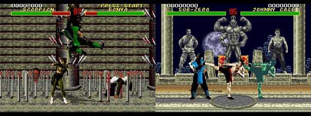 Mortal Kombat 1 [SNES]. No don't get too excited - the CPU is