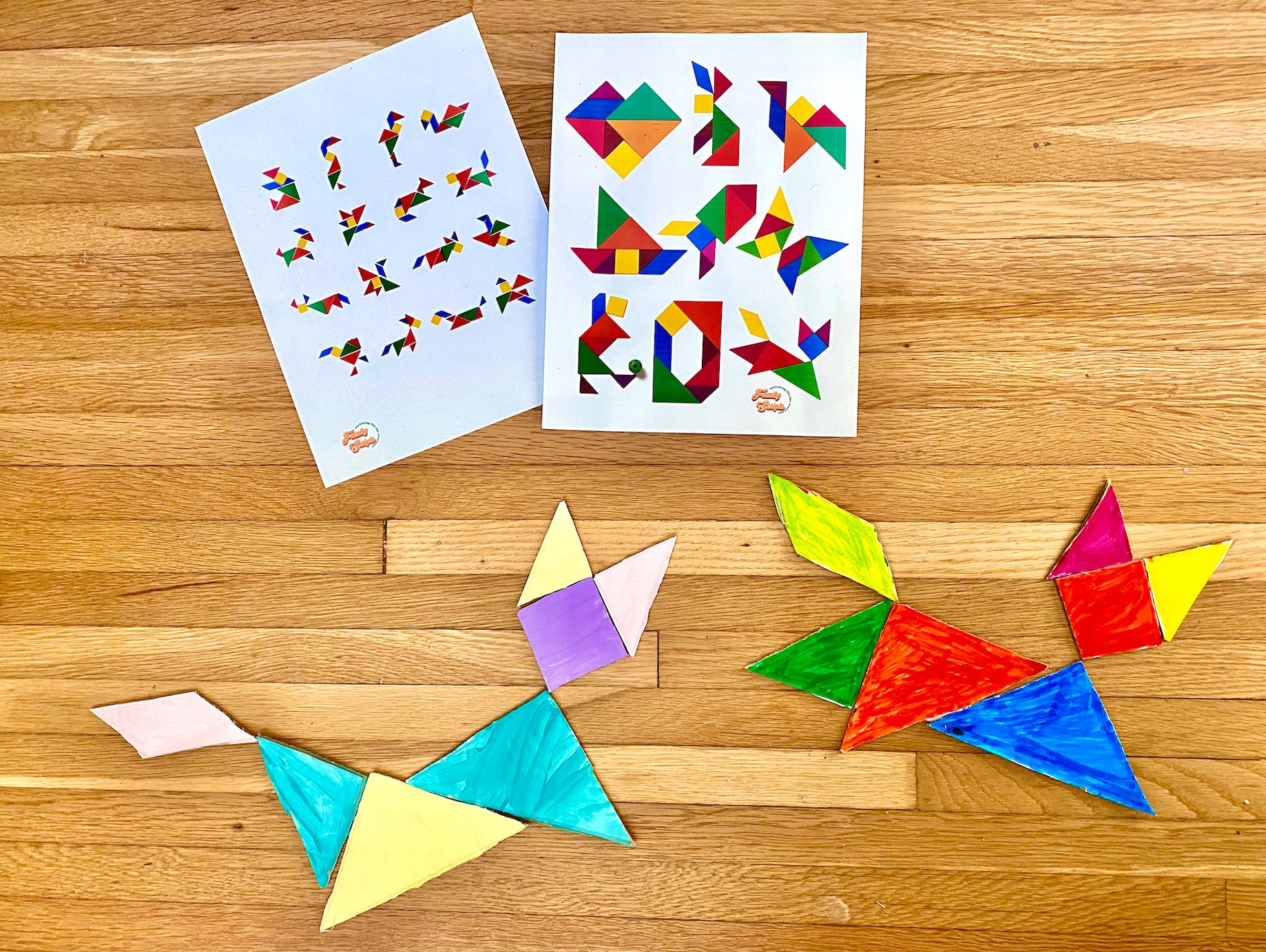 March 1 / Activities + Thoughtfulness // Tangrams, Boredom Inventory, and  More!