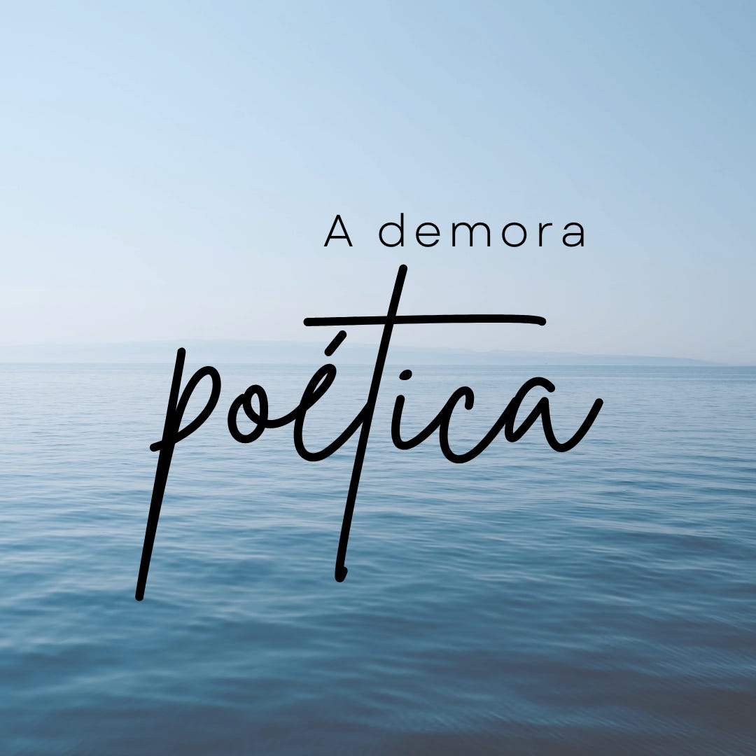 A Demora Poética — por R. J. B. Duarte logo