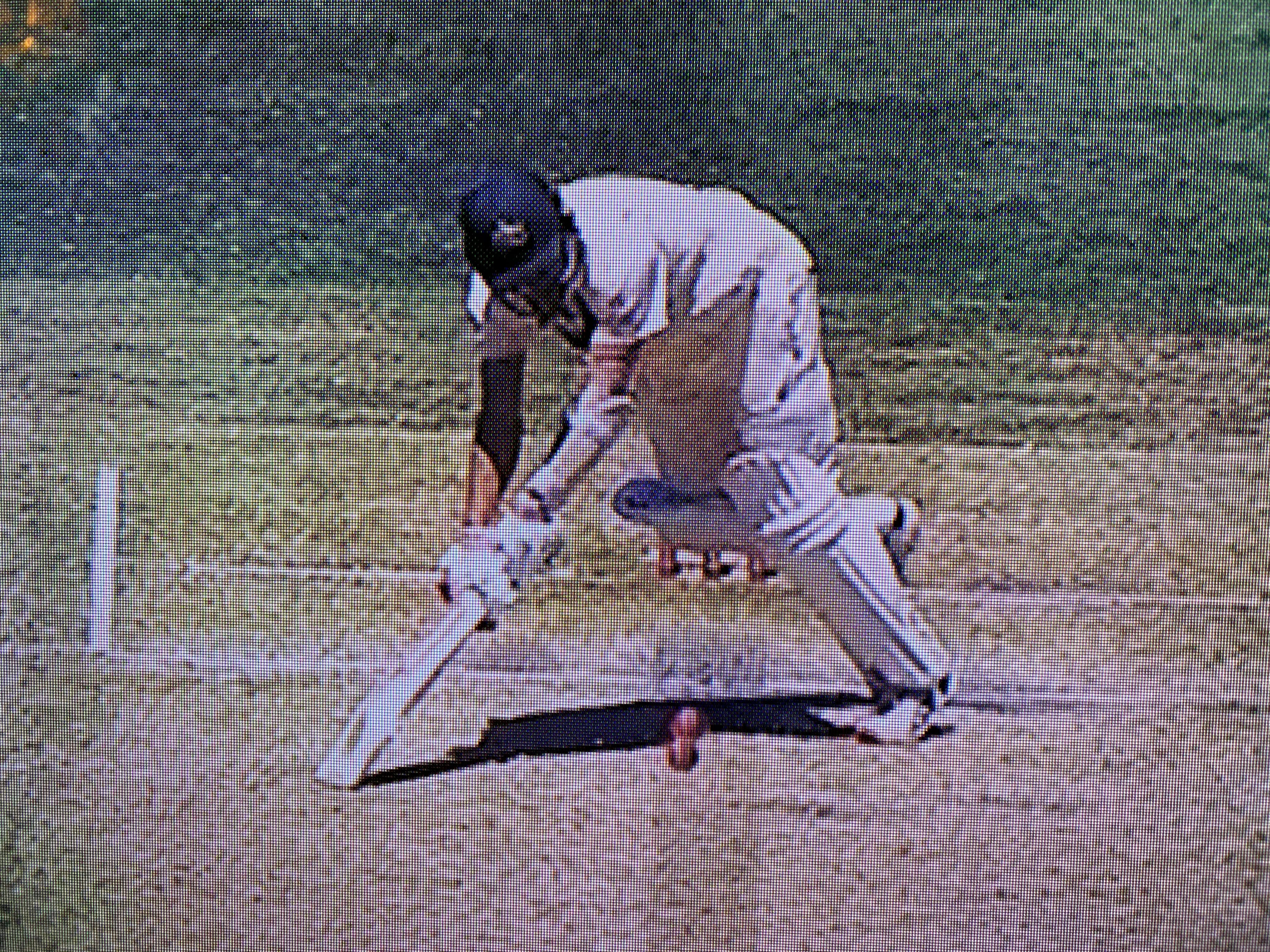 Know about the equipment umpire Bruce Oxenford was wearing on his hand