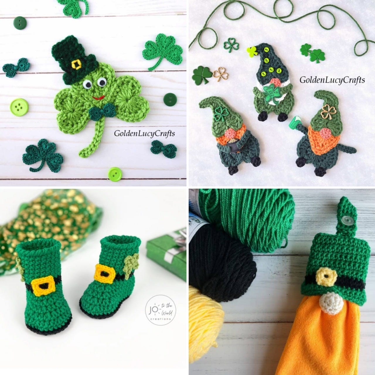 St. Patrick's Day Can Cozy - Free Crochet Pattern