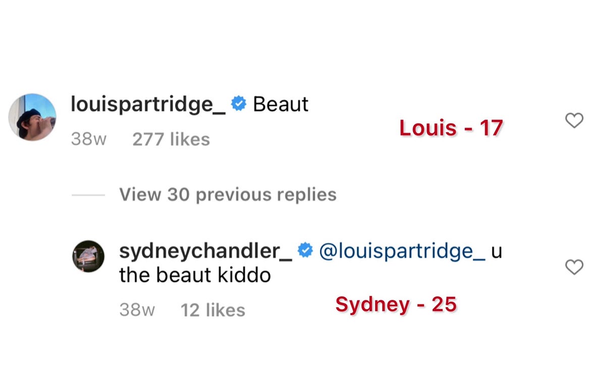 Are Louis Partridge, Sydney Chandler Dating? Details