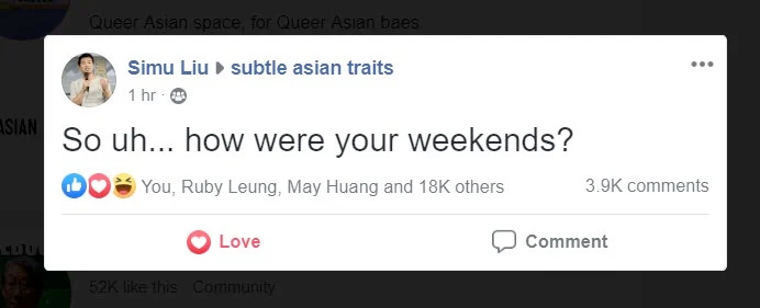 Shang-Chi's Simu Liu Splits Social Media with Resurfaced Sexist, Racist  Posts