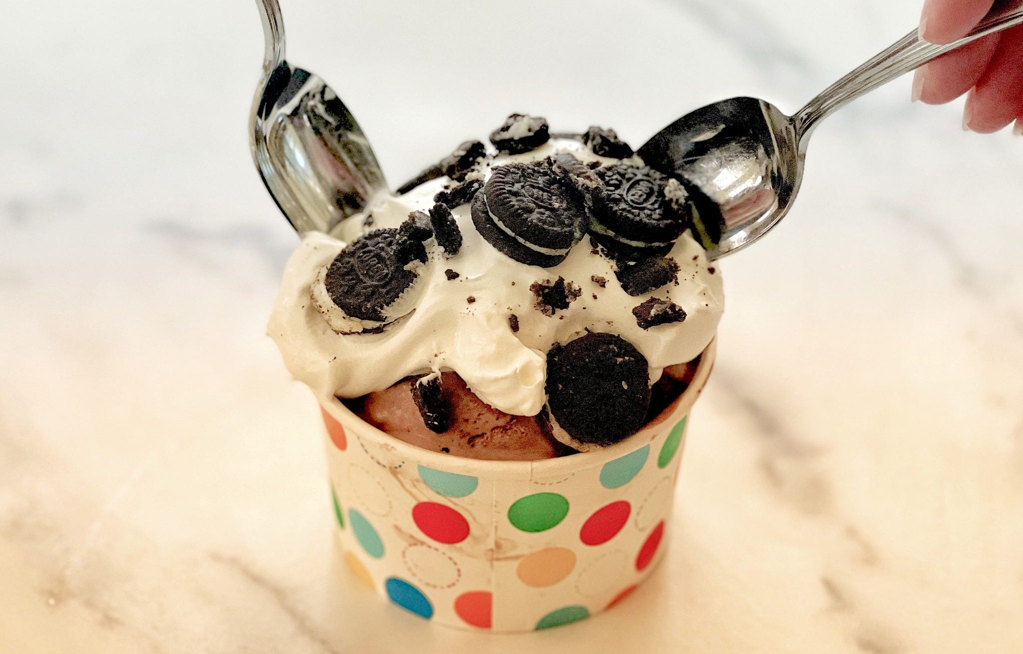 BEST Cookie Dough Ice Cream {No-Churn} - Celebrating Sweets