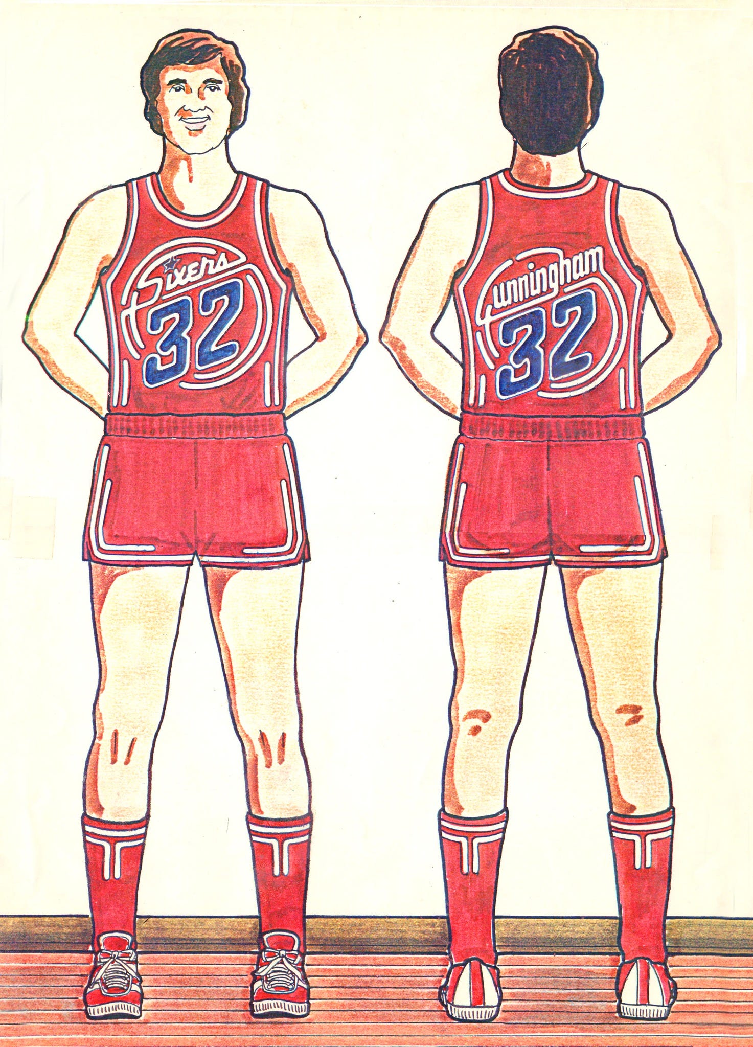 EXCLUSIVE: 76ers Considered Black-Light Uniform in Early '80s