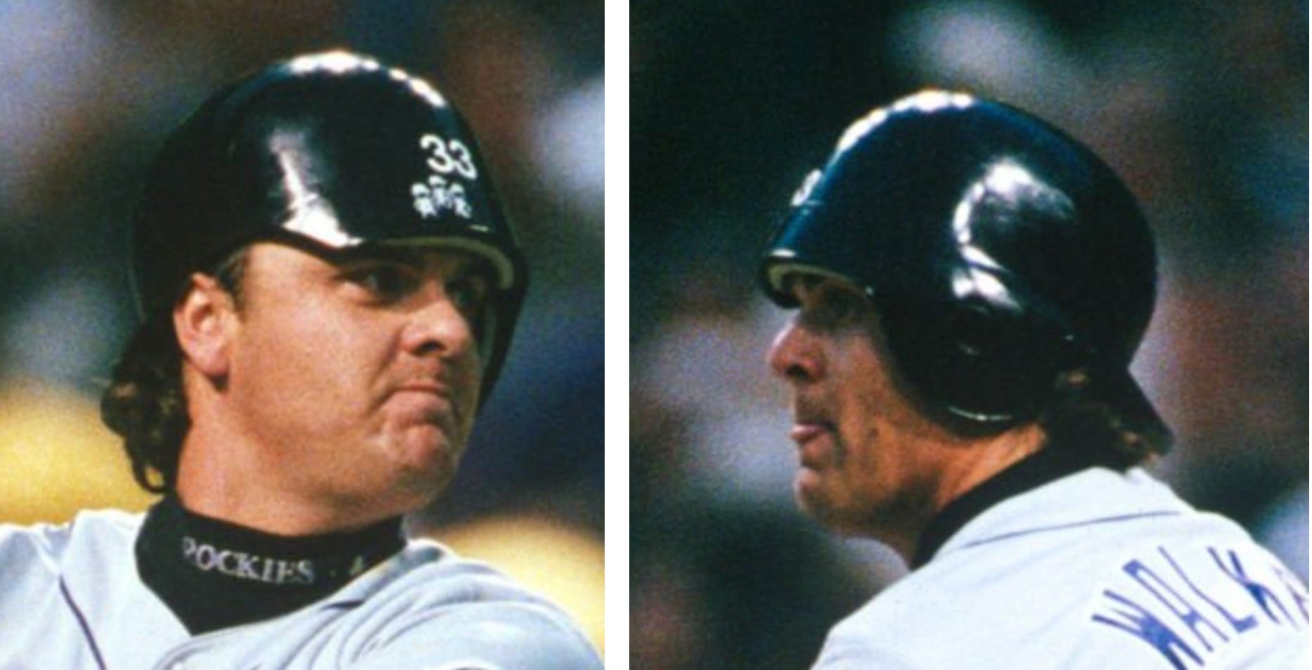 Philadelphia Phillies batter John Kruk throws his batting helmet