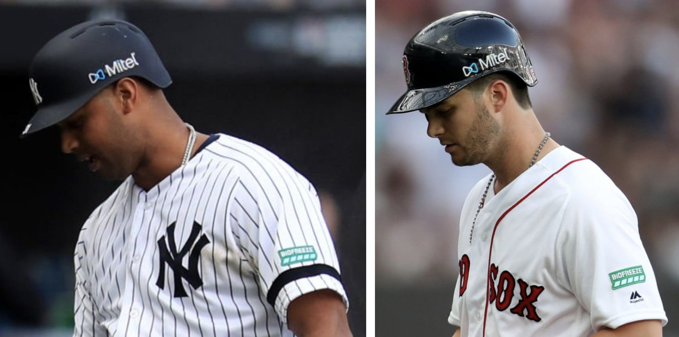 Yankees, Red Sox Both Wear White and Ads on Uniforms in London
