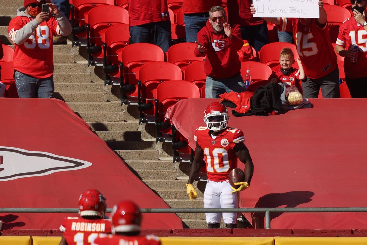 Tyreek Hill and Patrick Mahomes are the NFL's deadliest