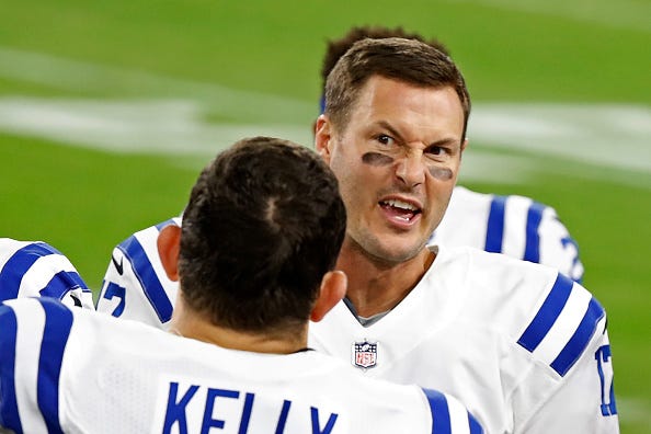 Colts QB Philip Rivers toed the line on friendly trash talk - ESPN -  Indianapolis Colts Blog- ESPN