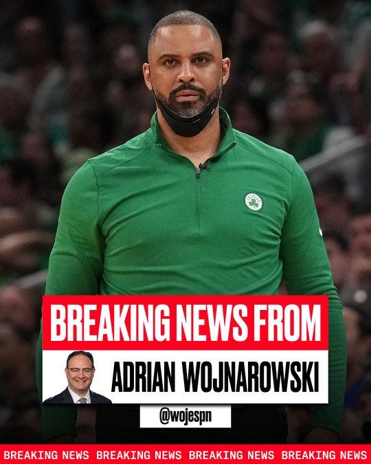 Boston Celtics: Coach Ime Udoka suspended for 'multiple' policy violations