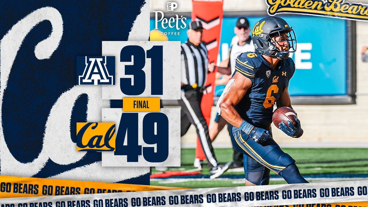 Rating the Bears: Cal vs. Arizona - by Berkelium97