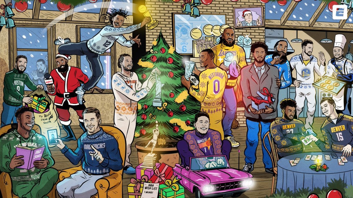 By The Numbers: NBA on Christmas Day 2022