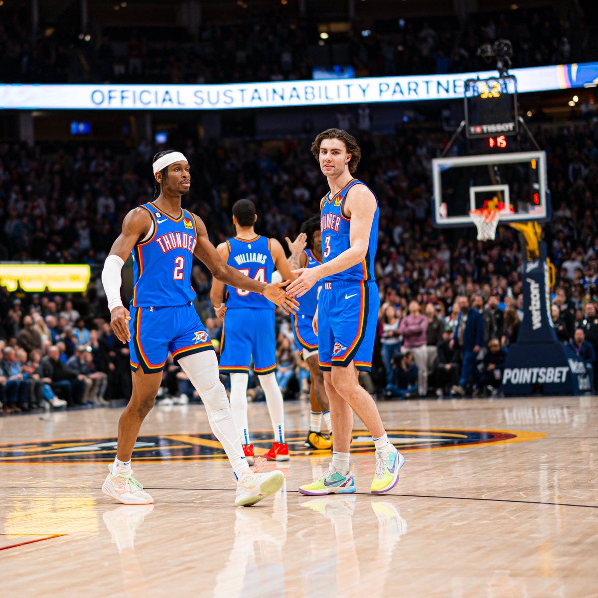 Thunder guards Josh Giddey, Jalen Williams play in NBA Rising Stars